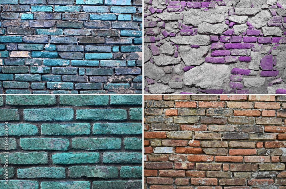 Fototapeta premium texture of old brick wall background