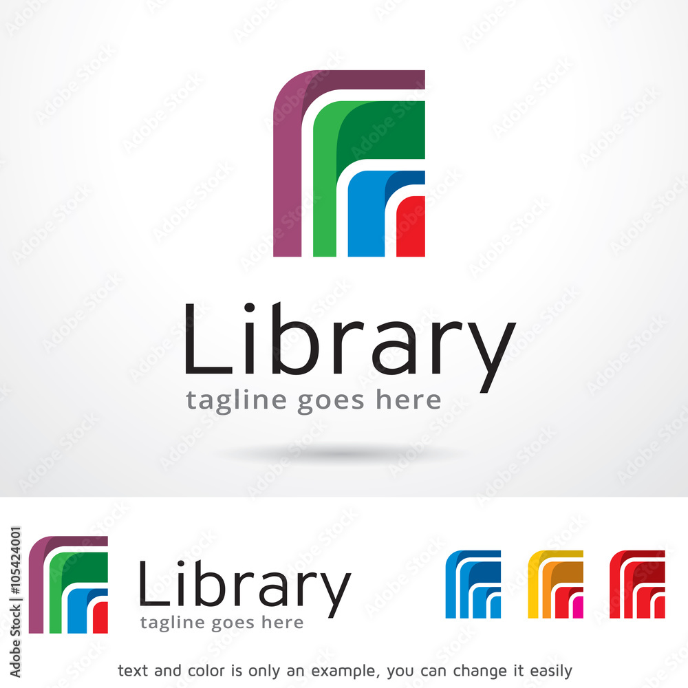 Library Logo Template Design Vector Library Logo Template Design Vector