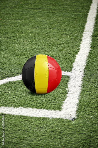traditional soccer ball - belgium flag