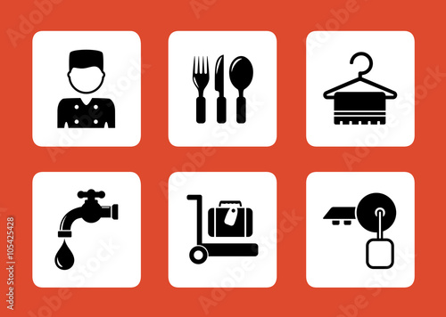 set hotel icons
