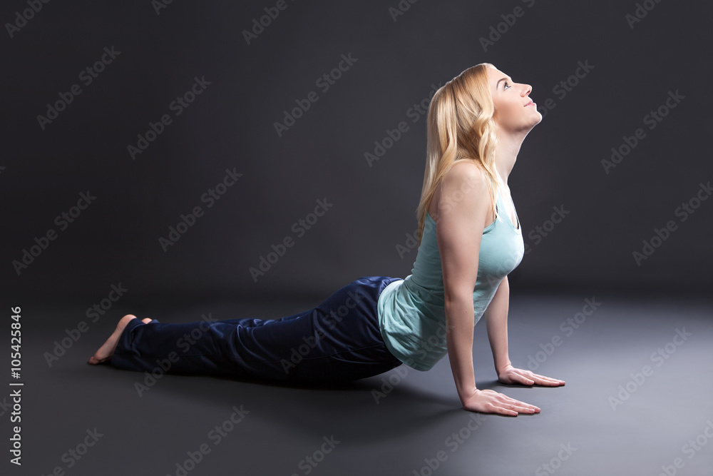 Girl doing yoga