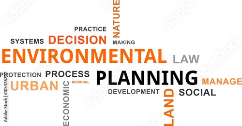 word cloud - environmental planning