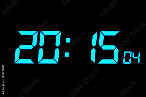 Digital clock timer.