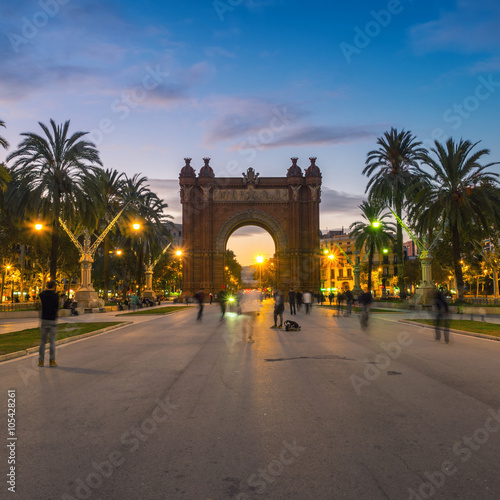 Arch of Triumph in Barcelona