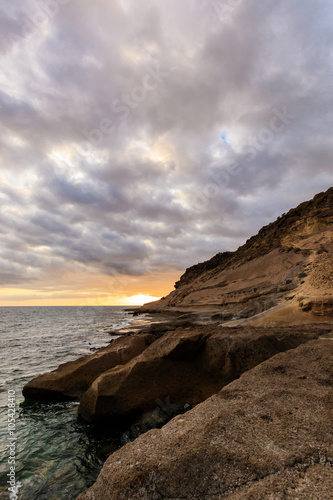 Tenerife landscape - Costa Adeje sunset