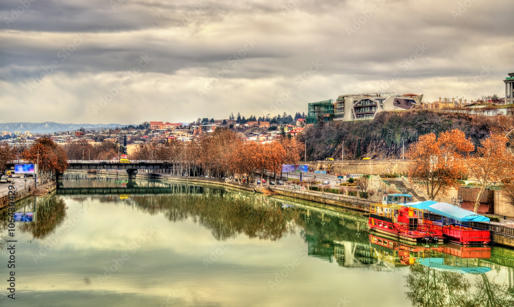 Tbilisi with the Kura River - Georgia