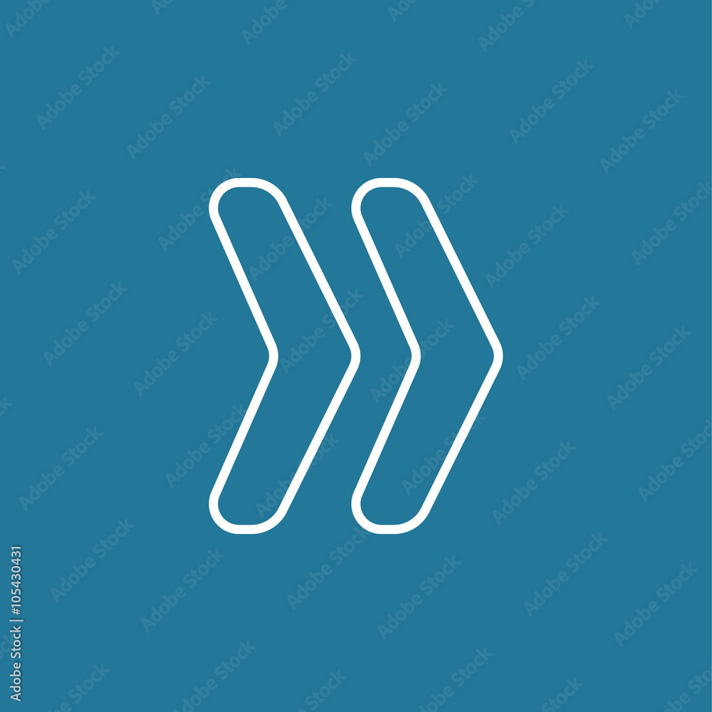 Obraz premium flat modern arrow 