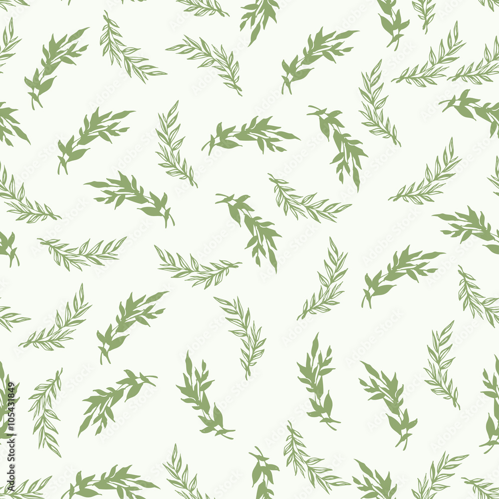 Foliage seamless pattern