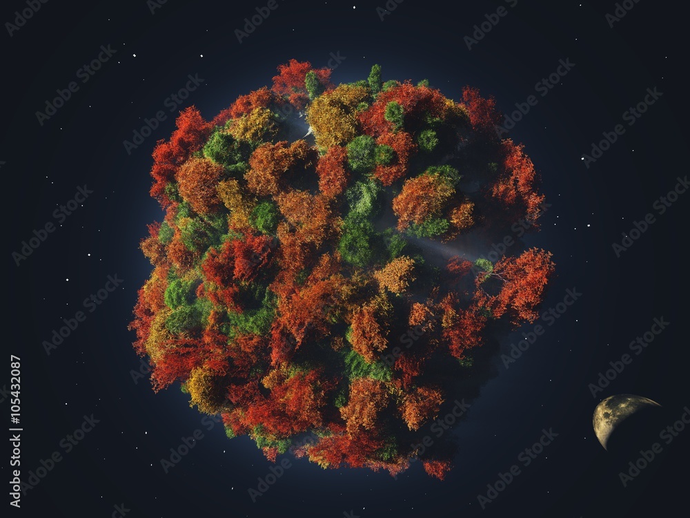Green planet in outer space,
ecology of the planet Green planet in outer space,
ecology of the planet