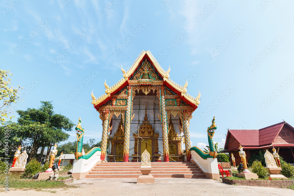 Naklejka premium Beautiful Buddhist temple