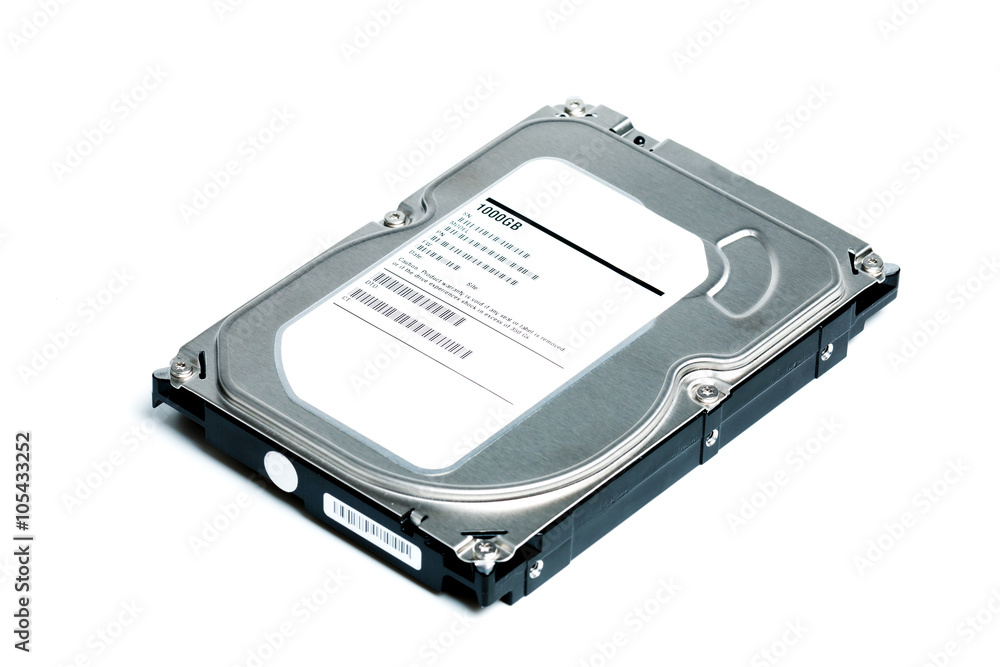 HDD or Hard disk drive for storage data isolated on white background HDD or Hard disk drive for storage data isolated on white background