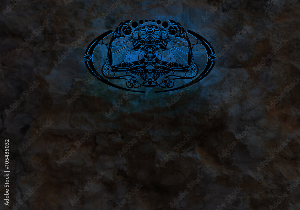 Obraz premium Surreal colorful background