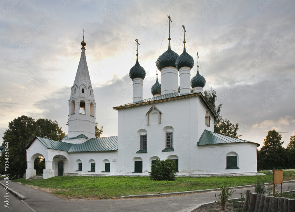 Church of St. Nicholas in Rubleny Gorod. Yaroslavl. Russia