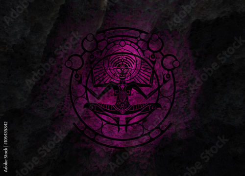 Surreal colorful background