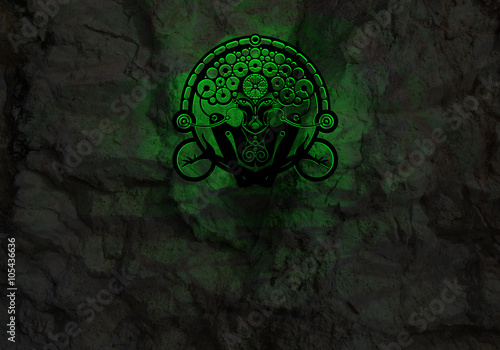 Surreal colorful background