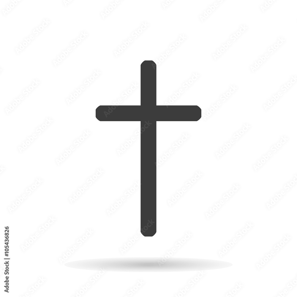 Cross Christian Symbol blac. Vector illustration. Eps 10 Cross Christian Symbol blac. Vector illustration. Eps 10