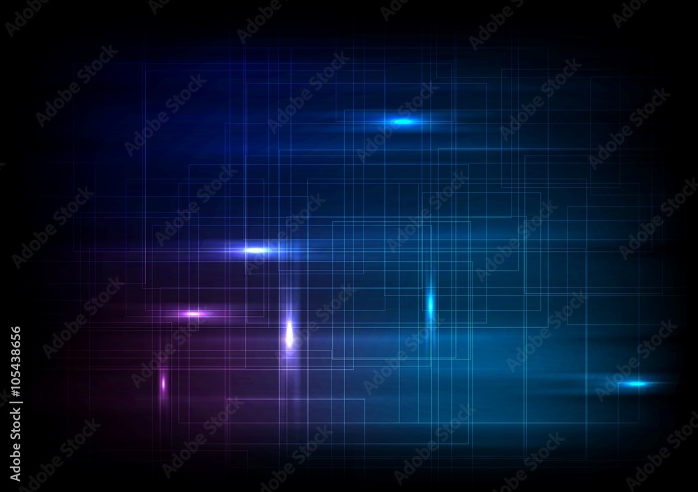 Dark glowing lines abstract background