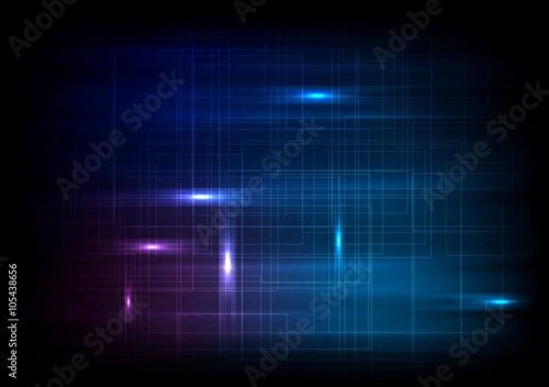 Dark glowing lines abstract background