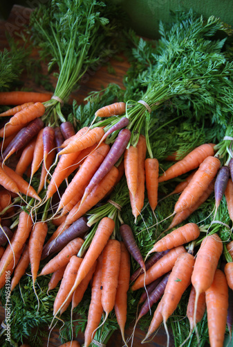 rainbow carrots bunches