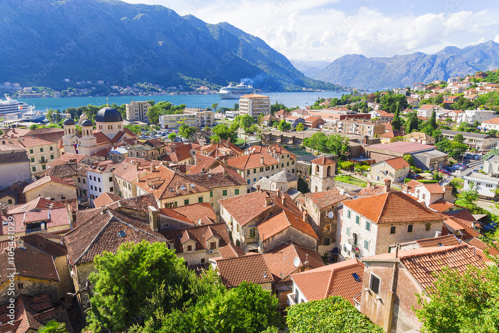 The town of Kotor. Montenegro