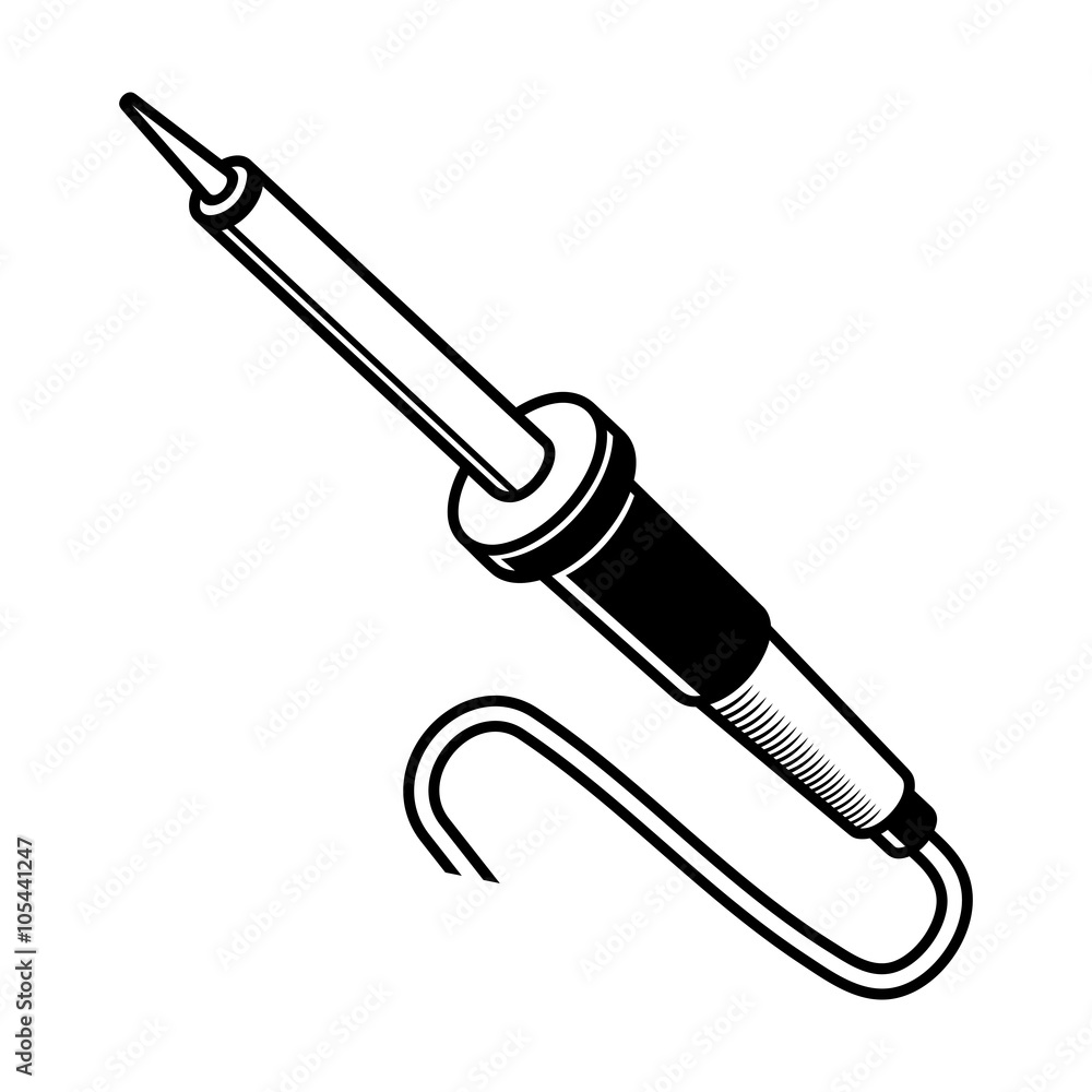 Naklejka premium Soldering Iron Icon