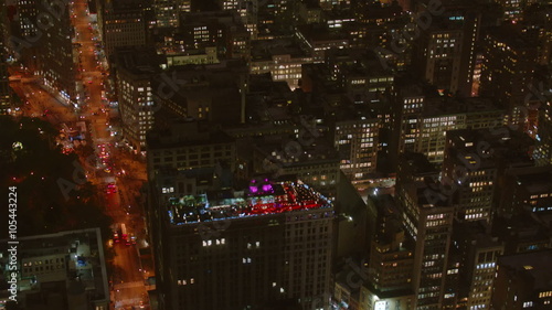 Aerial of rooftop party photo