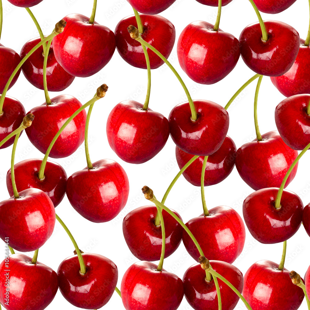 seamless pattern too cherry berries red seamless pattern too cherry berries red