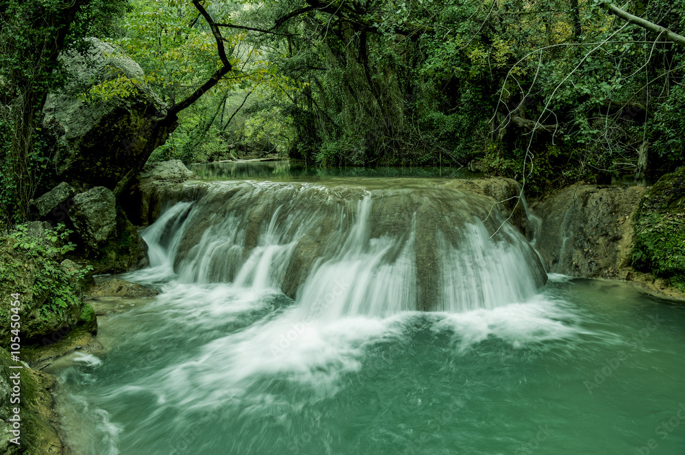 Fototapeta premium Waterfalls in french riviera