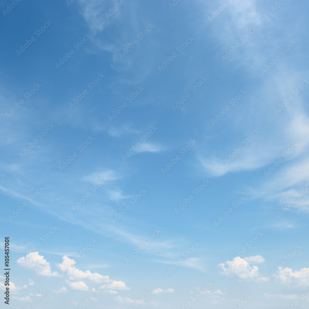 white cloud on blue sky