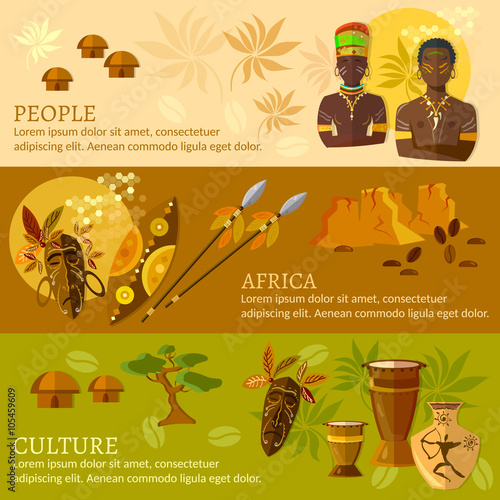 African banners Africa culture and traditions african tribes