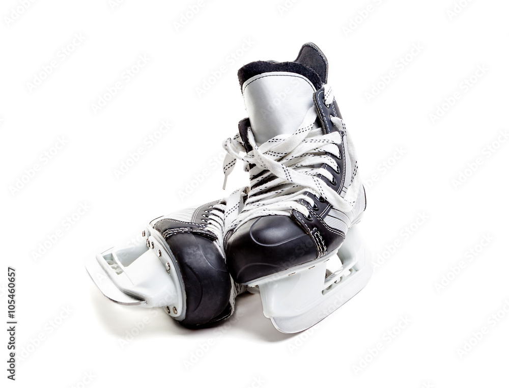 Fototapeta premium Closeup of A Pair of Ice Hockey Skates