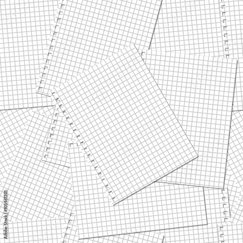 A lot of paper on table or board. Idea for background of notebook