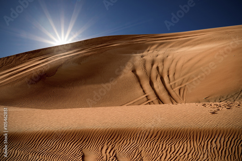 Sole sulle dune