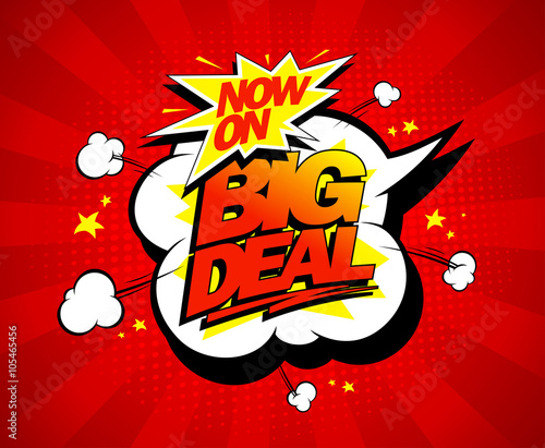 Big deal now on illustration in pop-art style