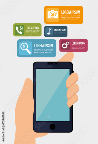 mobile infographic design