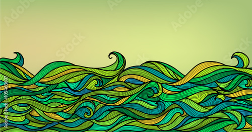 Abstract Waves Background