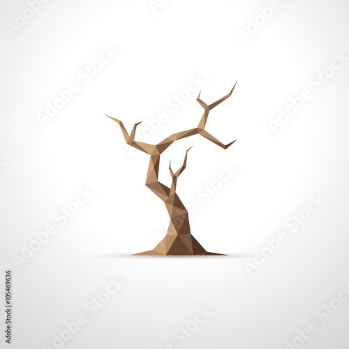Geometric withered tree
