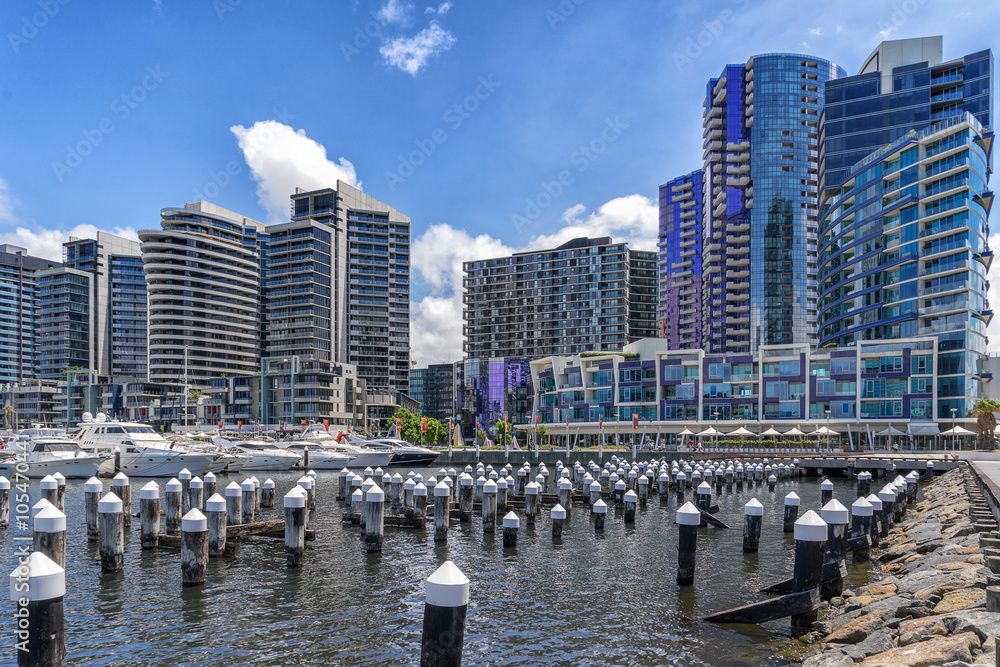Obraz premium Docklands in the city of Melbourne