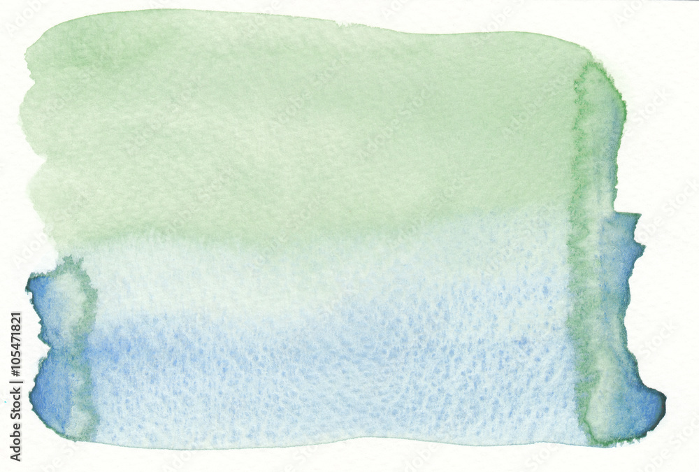 Obraz premium green tones watercolor background