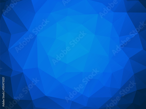 low poly blue water texture background