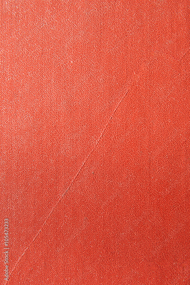 Fototapeta premium Photo of a natural old red skin with the relief invoice