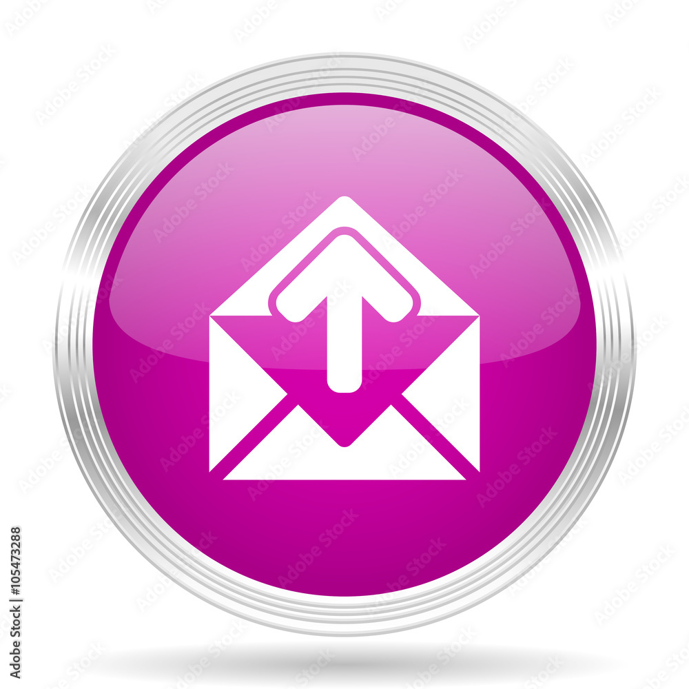 email pink modern web design glossy circle icon email pink modern web design glossy circle icon
