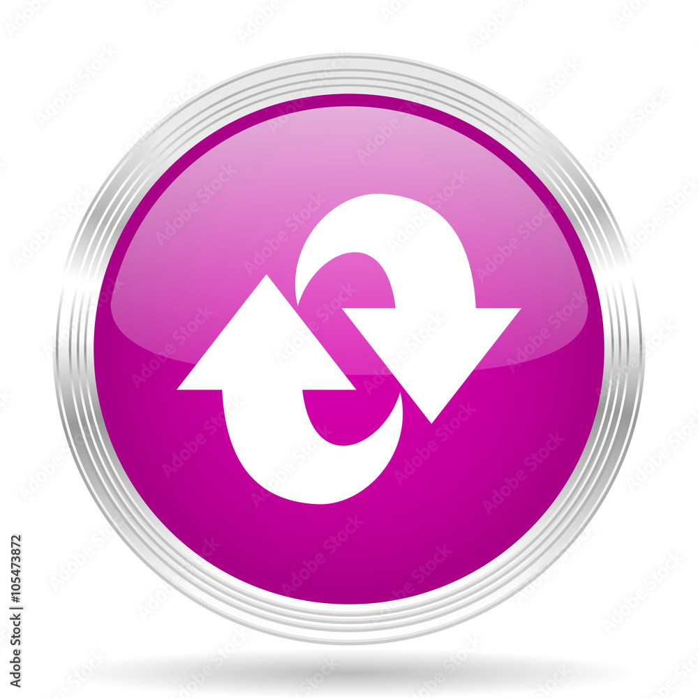 rotation pink modern web design glossy circle icon rotation pink modern web design glossy circle icon