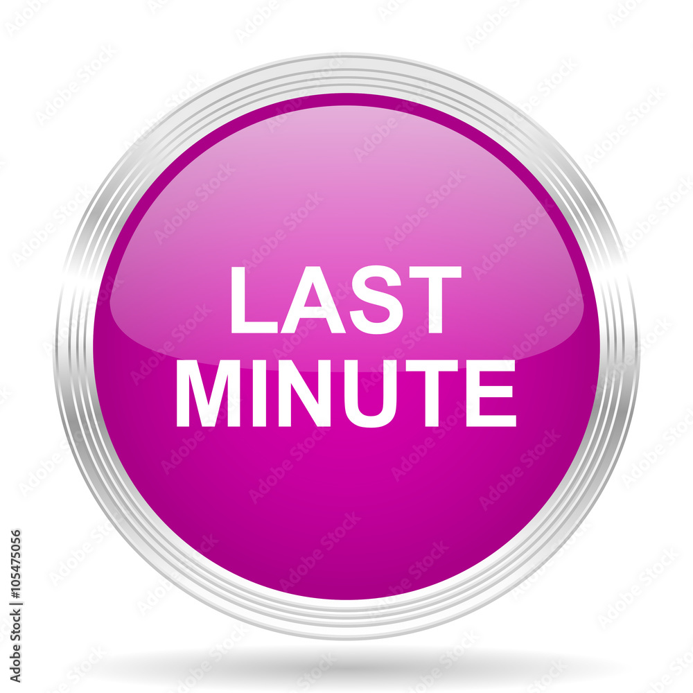 last minute pink modern web design glossy circle icon last minute pink modern web design glossy circle icon