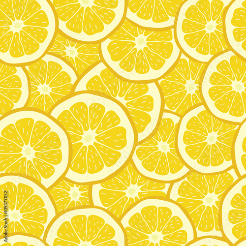 Seamless Pattern from oranges