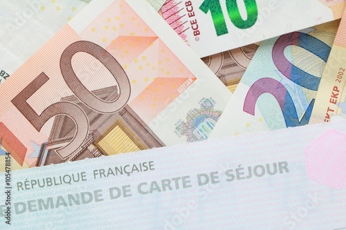 Demande de carte de séjour en France