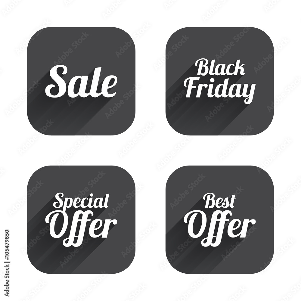 Sale icons. Best special offer symbols Sale icons. Best special offer symbols