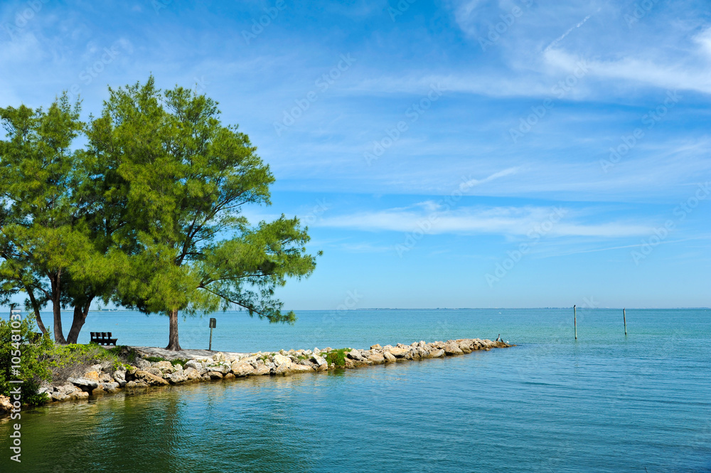 A View of Tampa Bay from Anna Maria Island, Florida
