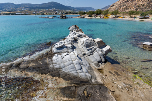 Blue Waters of kolymbithres beach, Paros island, Cyclades, Greece
 photo