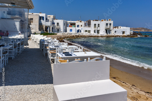 Bay in Naoussa town, Paros island, Cyclades, Greece